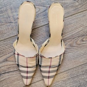 Burberry Nova Check Mules